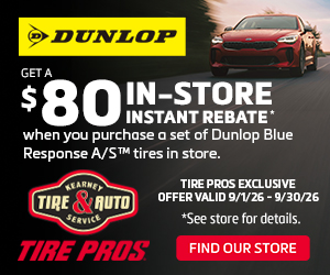 Dunlop Offer | Kearney Tire & Auto